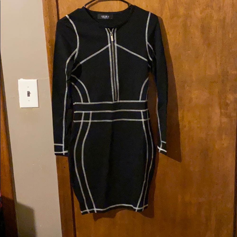 Black Bodycon Akira Dress